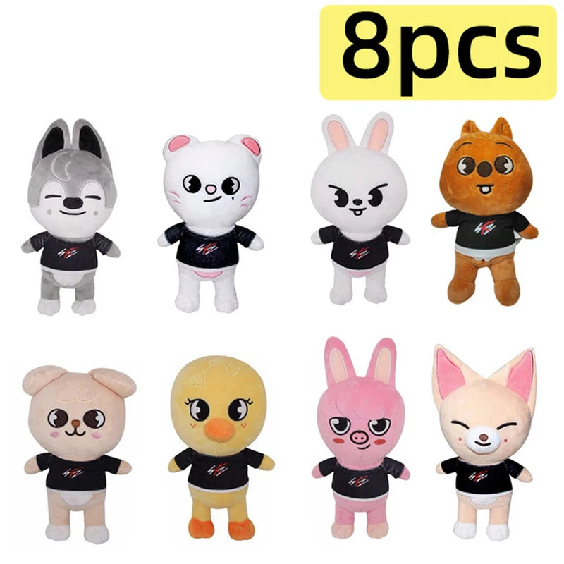 Skzoo Plush Kpop Toy Stray Kids Cartoon Stuffed Animal Plush Doll