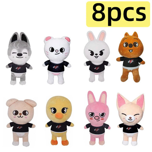 Skzoo Plush Kpop Toy Stray Kids Cartoon Stuffed Animal Plush Doll
