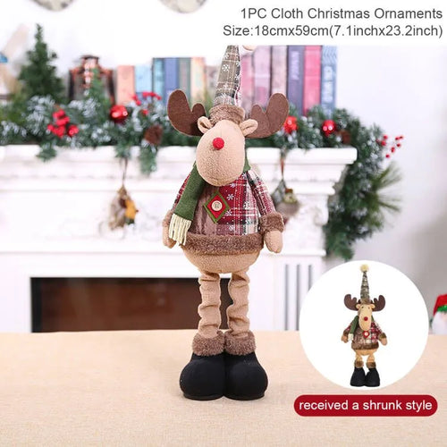 Telescopic Christmas Doll Merry Christmas Decorations For Home 2023