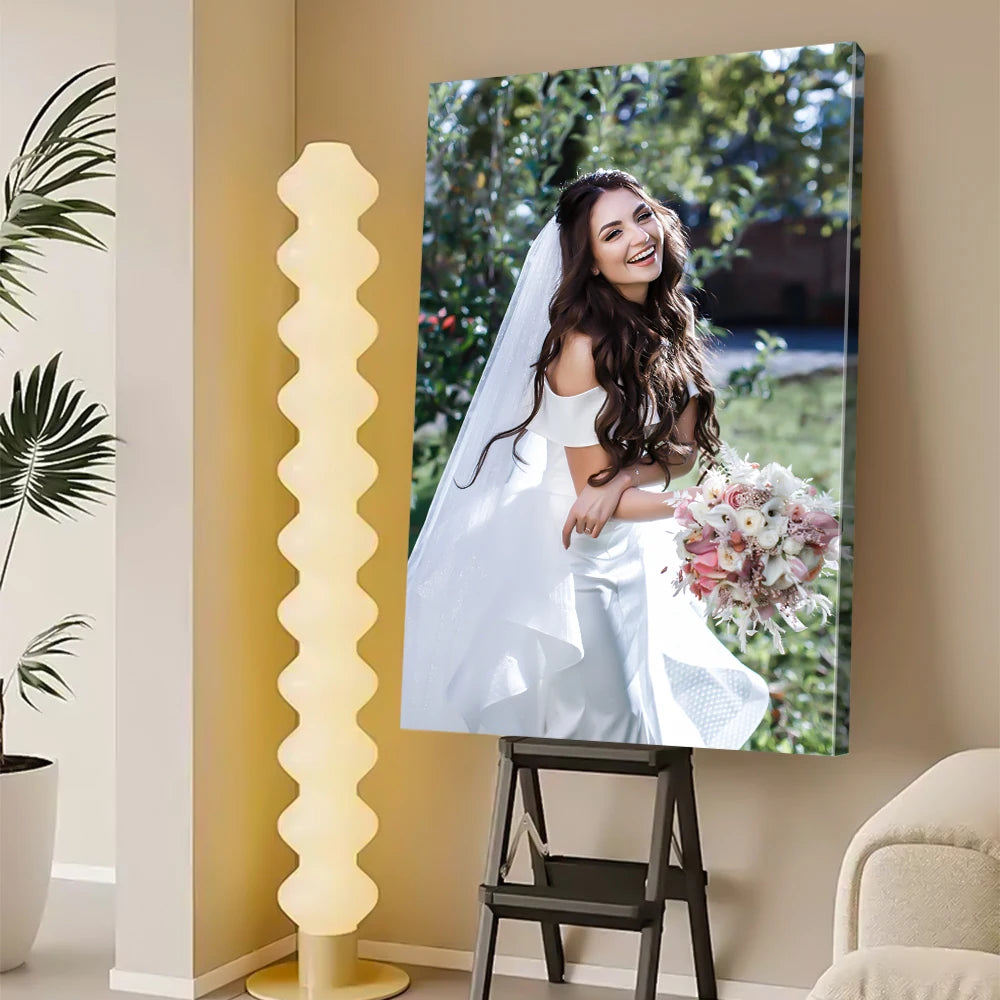 1pc big size canvas custom photo,personalized gift for room