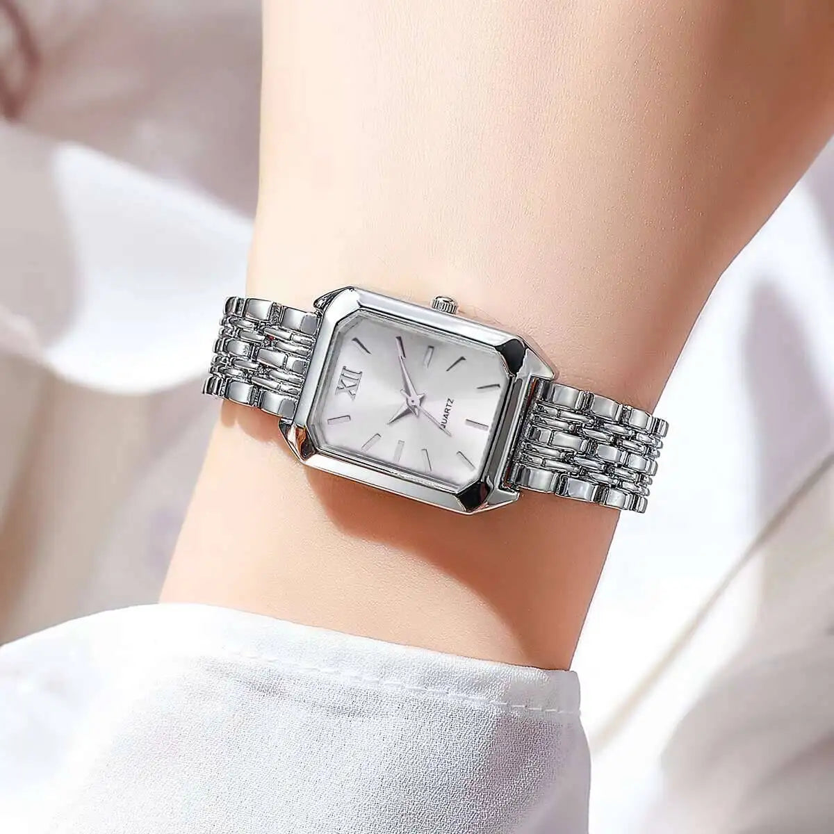 Fashion Rectangle Women Quartz Watch Luxury Analog Wristwatches Reloj