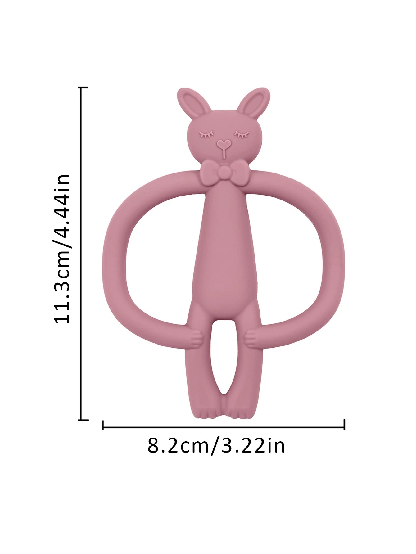 Color Kids 1PCS Silicone Teether Toys Baby Nursing Teether Gifts