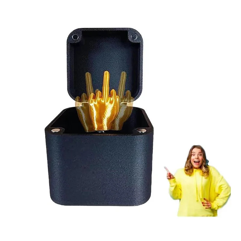 Middle Finger In A Box Out Of The Box Pop-up Middle Finger Gift Box