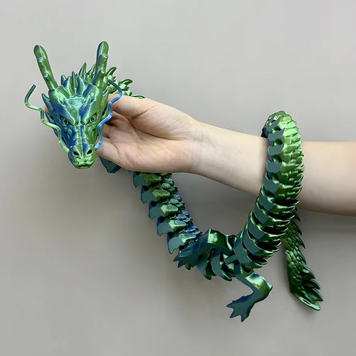 88CM 3D Printed Gem Dragon Crystal Fidget Toy Rotatable Articulated