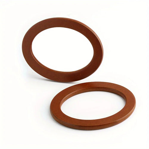 2PCS Oval Wooden Purse Handle Replacement Handmade Bag Handbag