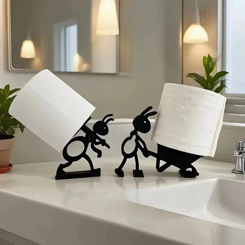Cute Simple Animal Tissue Holder -Minimalist And Practical Paper Roll
