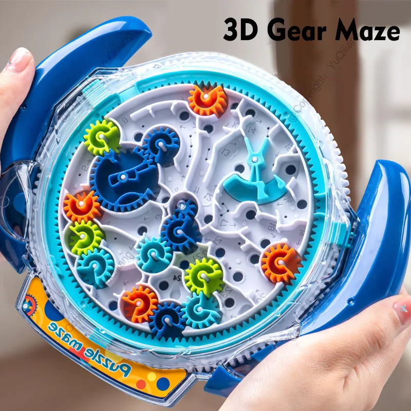 Intellectual Escape Maze Challenge, Maze Disk Gear Track Ball, Logic