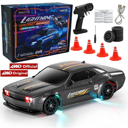 4WD Racing 1:43 or 1:64 RC Electric Drift Car Radio Full Proportional