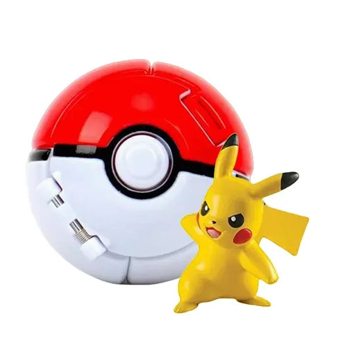 Pokeball Pokemon Figurine Elf Ball Anime Figure Cartoons Pikachu