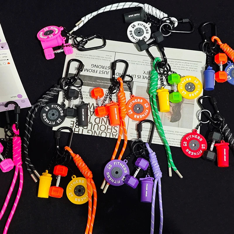 Fitness Keychain for Gym Lovers Premium Gift Sports Enthusiasts