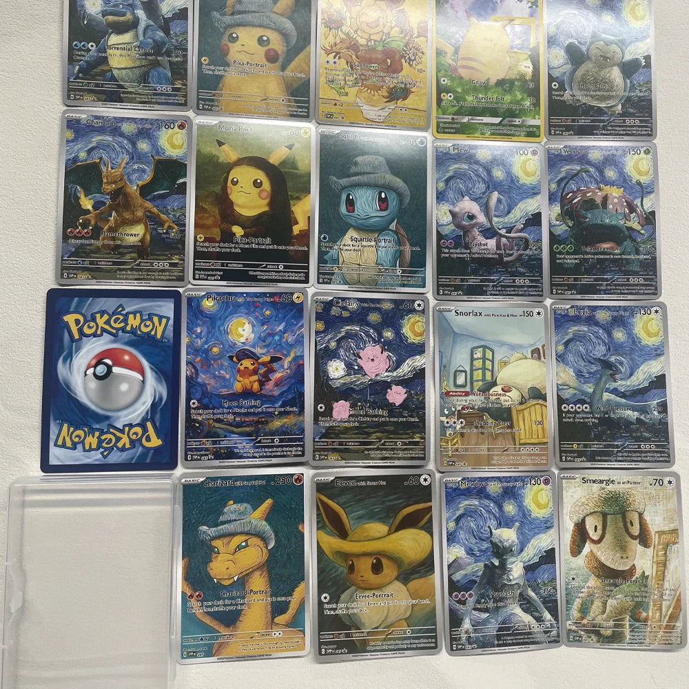 Cartoon Anime Pokemon Ptcg Self-Control Mewtwo Pikachu Collect Trading