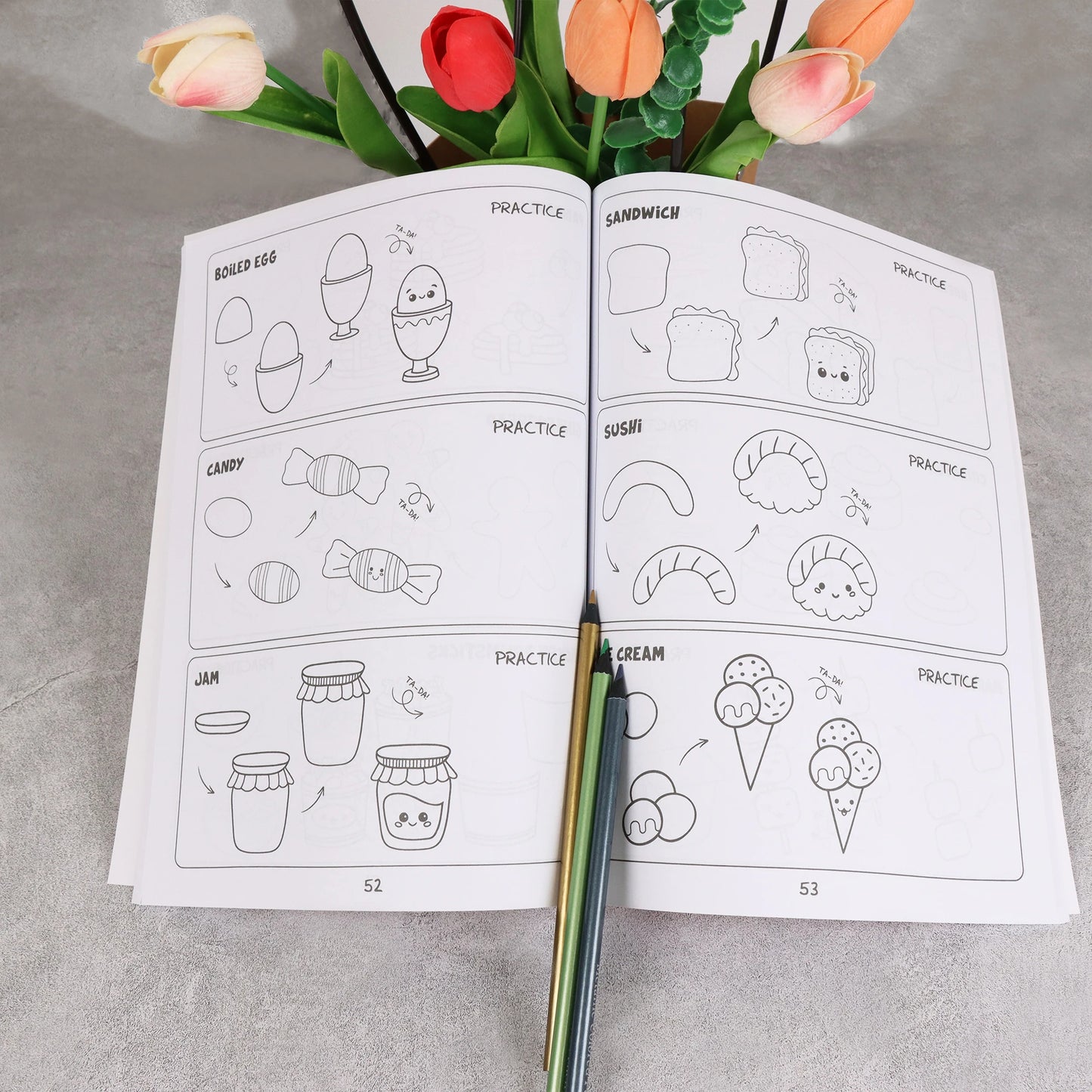 How to Draw Anything for Painting Enthusiast, 300 Cute Step-by-Step