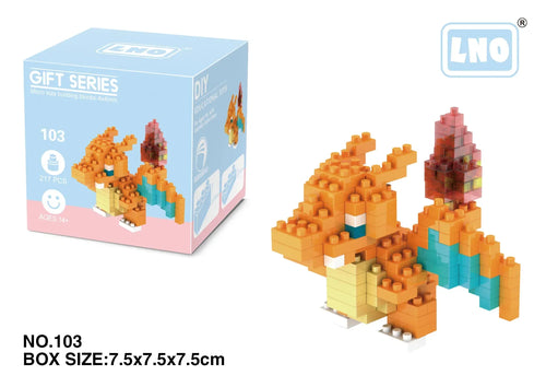 Pokemon Small Blocks Nanoblock Charizard Kyogre Groudon Rayquaza Model