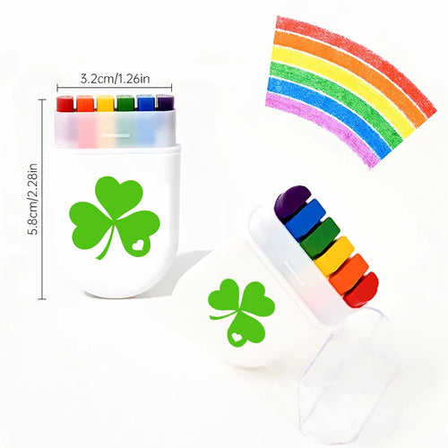 2 Pcs Rainbow Crayon Paint Color Set - Birthday Party Colorful Theme
