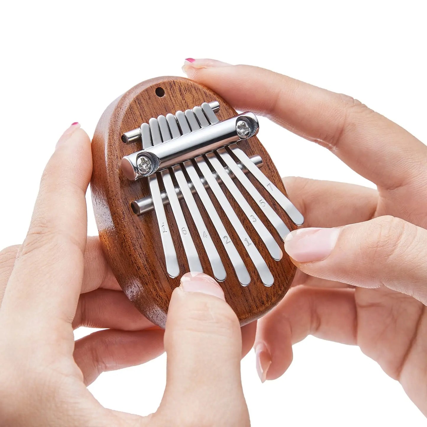 Mini Kalimba 8 Key Thumb Piano 1 Pack Water Drop Style Cute Instrument
