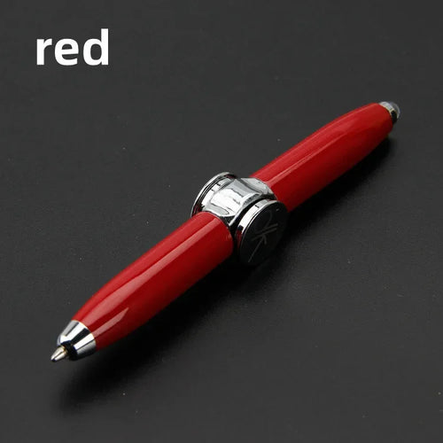 Multifunctional Decompression Finger Rotate Luminous Gyro Pens Toy