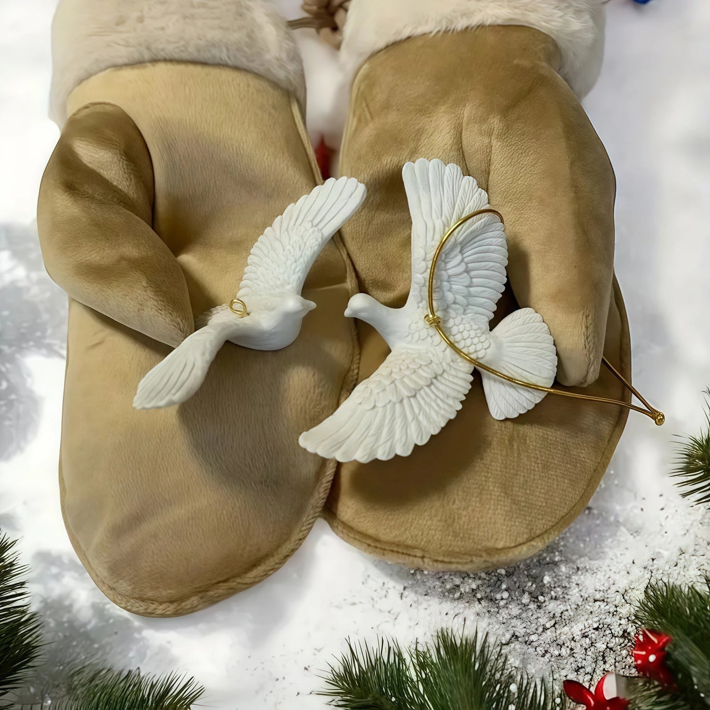 Style Friendship Doves - Home Alone 2 Resin Christmas Ornament  Doves