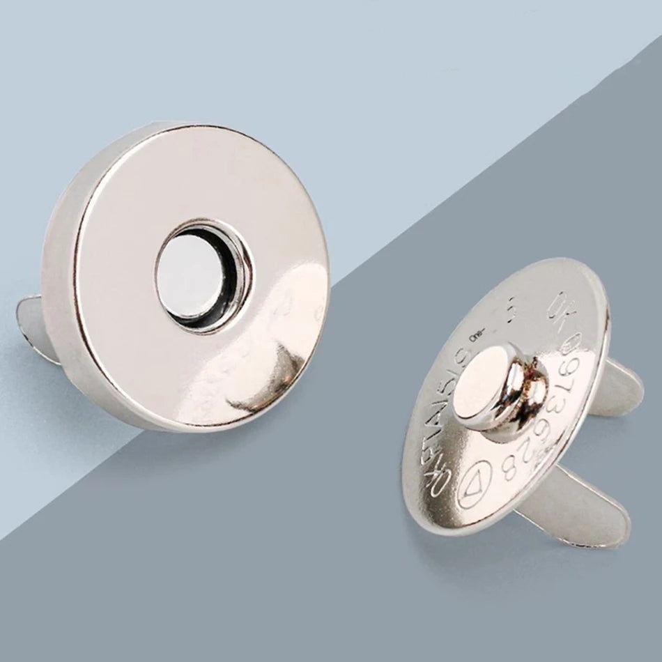 10 Pcs/Pack 14-18MM Magnetic Snap Fasteners Clasps Buttons Handbag