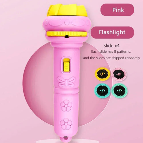 Flashlight Projector Torch Lamp Toy Cute Cartoon Creativity Toy Torch