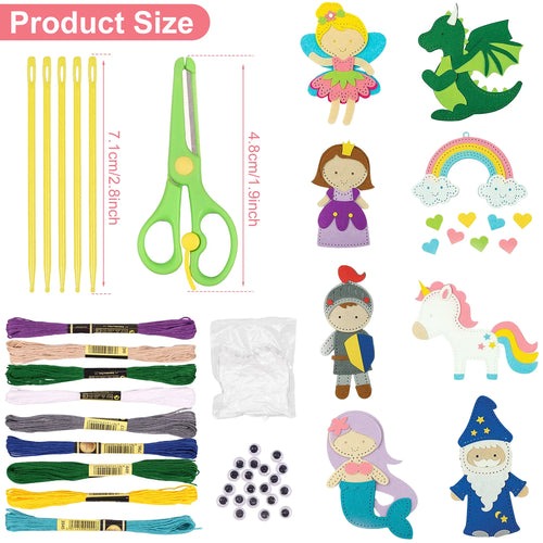 Sea Animals Sewing Kit for Kids Sea Animals Craft Kit Sewing Stuffed