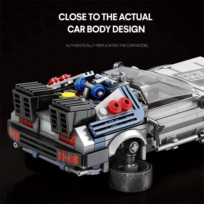 1:24 Classic Movie Racing Car Building Blocks MOC Model Sport Cars