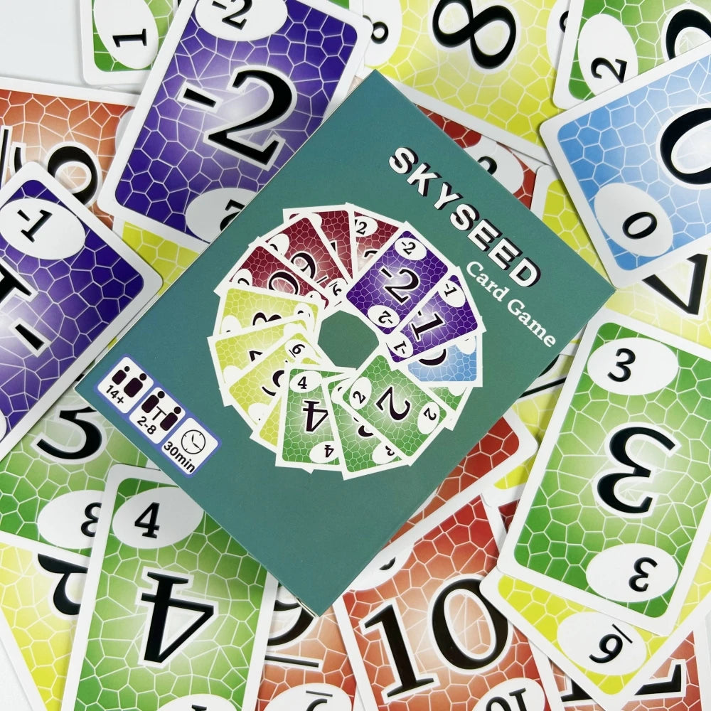 Skyseed Card Game 150 Playing Cards Board Game Deck Fun Exploration