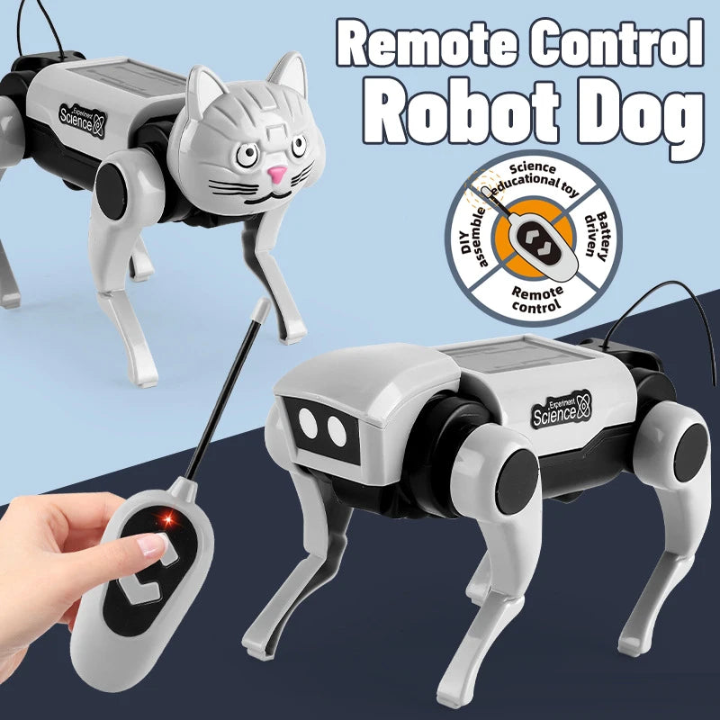 Rc Robot Children's Remote Control Mechanical Dog Toy Science Teaching