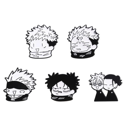 3-6pcs/Set Anime Collection Enamel Pins Custom Cartoon Character