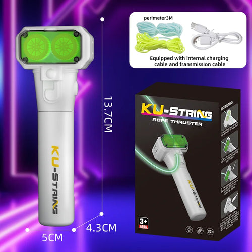 String Rope Glow in The Dark String Rope Launcher Luminous Portable