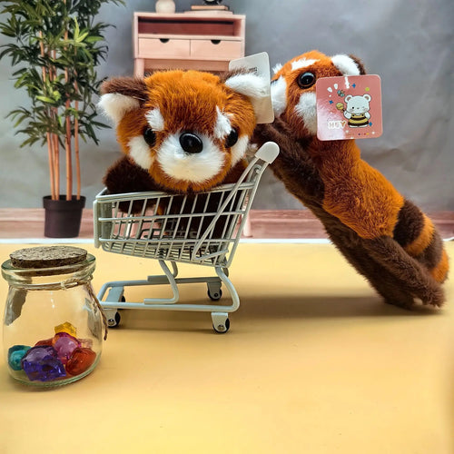 Kawaii Animal Panda Capybara Fox Wristband Plush Doll Toys Soft Wrist