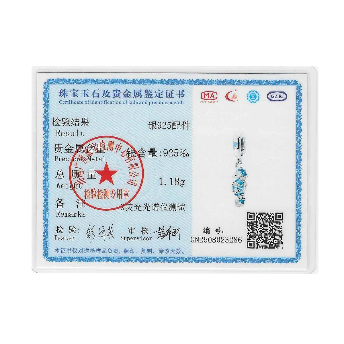 Fit Original 925 Sterling Silver Charms Beads Blue Luminous Whale