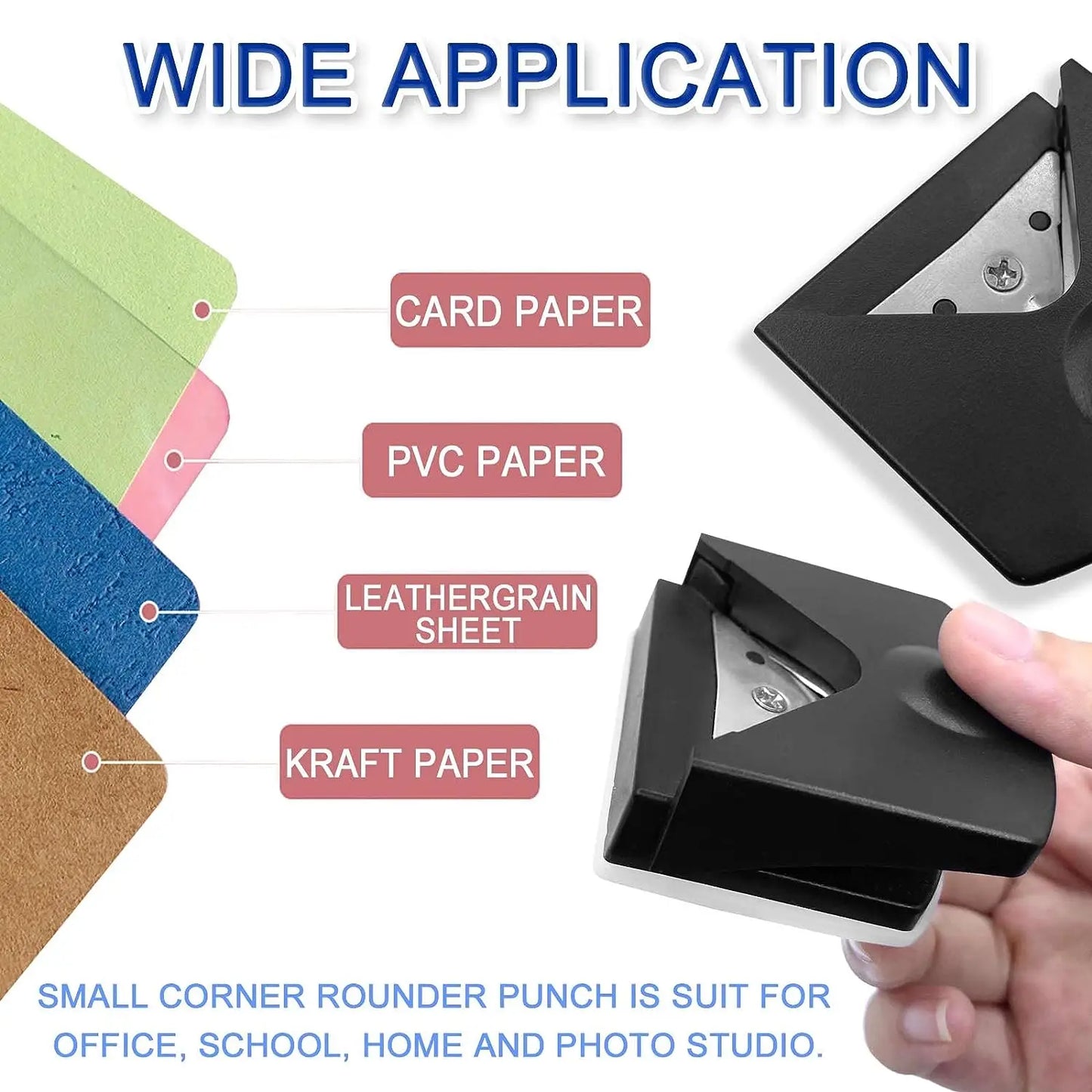 Corner Rounder R4 Corner Punch Portable Paper Trimmer Cutter For Cards