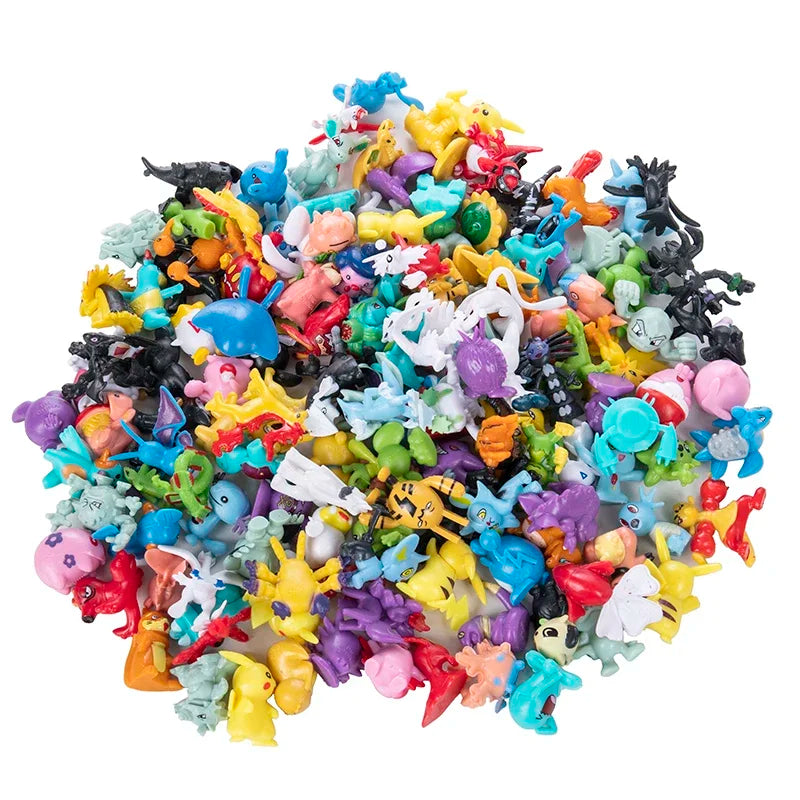 24-144Style Pokemon Anime Figure Pikachu Action Model 2-3CM Ornamental