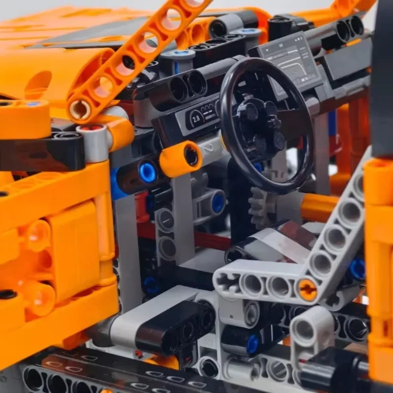 1379PCS Tech Raptors F150 Truck Race Car Building Kit Compatible MOC