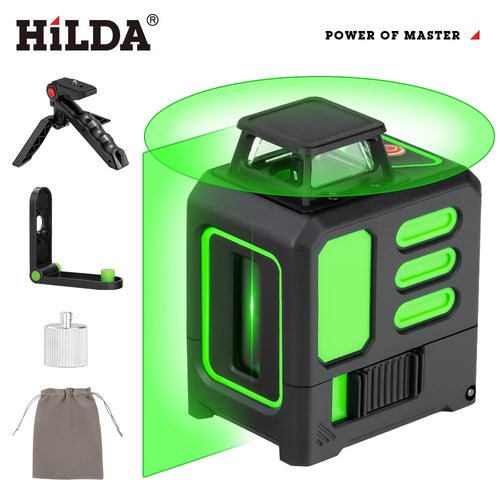 HILDA Laser Level 2 lines/5 Lines 360 Automatic Leveling Level