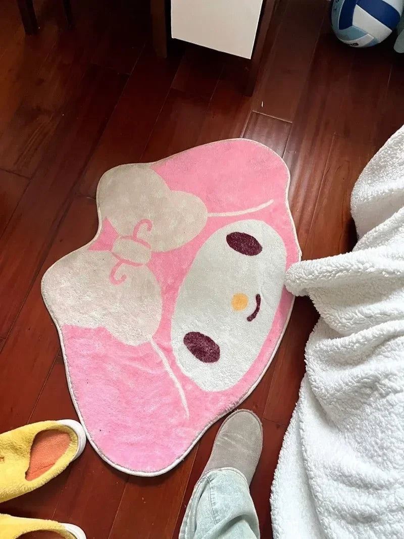 Kawaii My Melody Carpet Kawaii Home Soft Fur Rugs Girls Bedroom Living