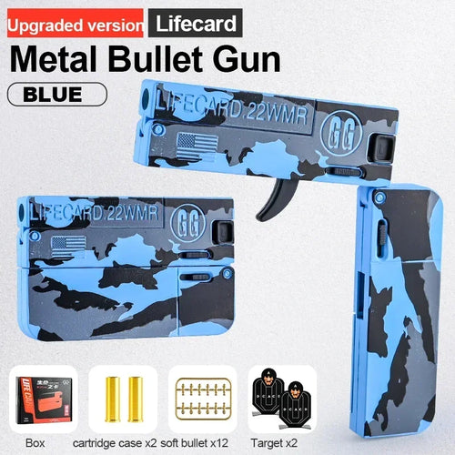 Real Look Mini Life Card Toy Gun Little Gun For Boys Age 8+ Birthday