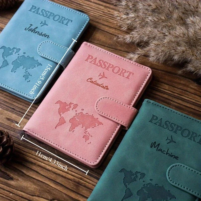 Custom Passport Cover Monogrammed Engraved Name Passport Cover Case