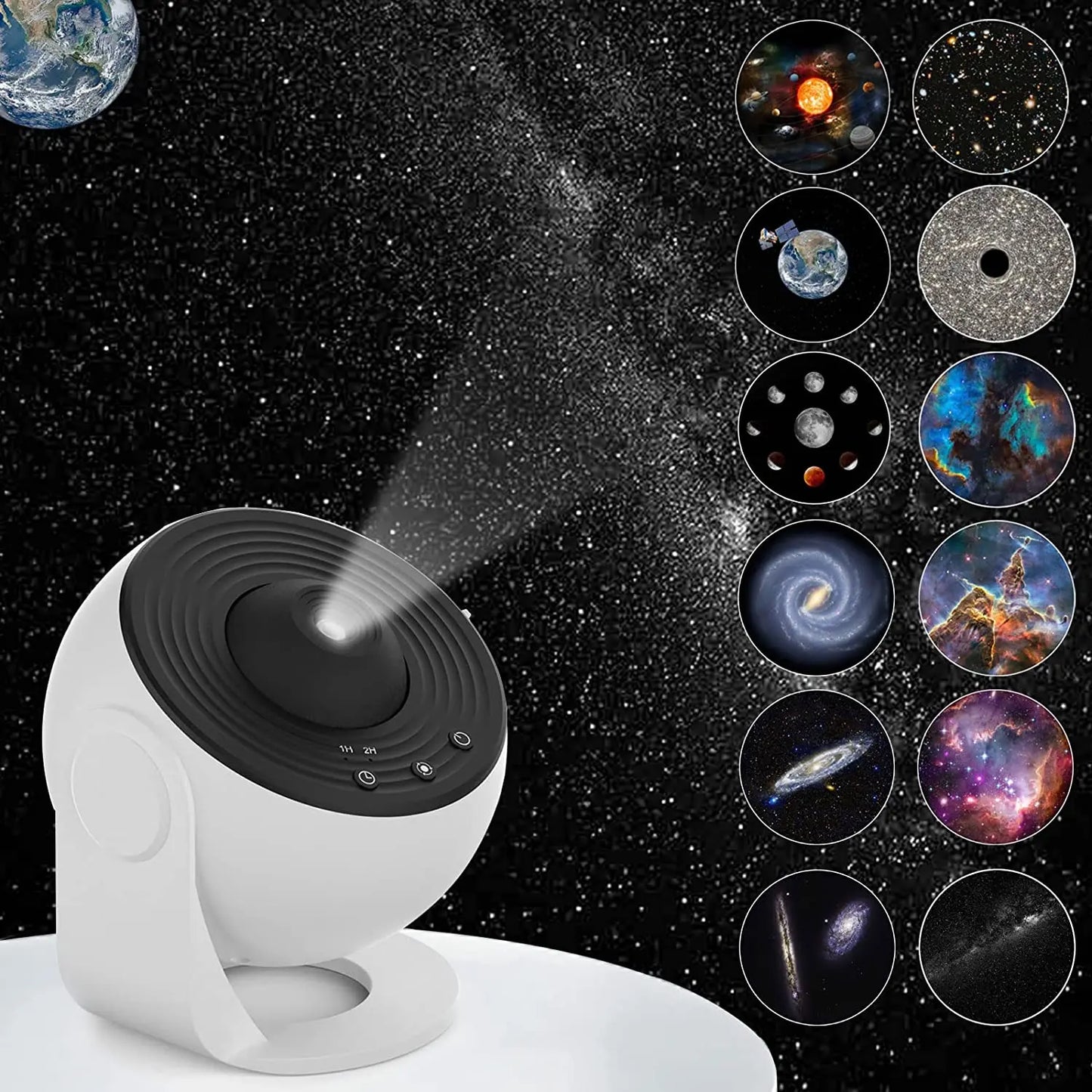 Night Light Galaxy Projector Starry Sky Projector Rotate Planetarium