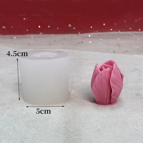 Large Peony Flower Silicone Candle Mold Diy Handmade 3D Rose Candle