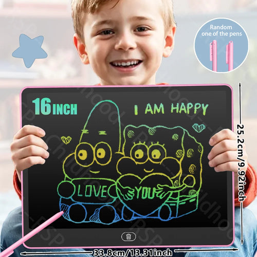 11/13/16 Inch LCD Drawing tablet Writing Board Kids Doodle Painting