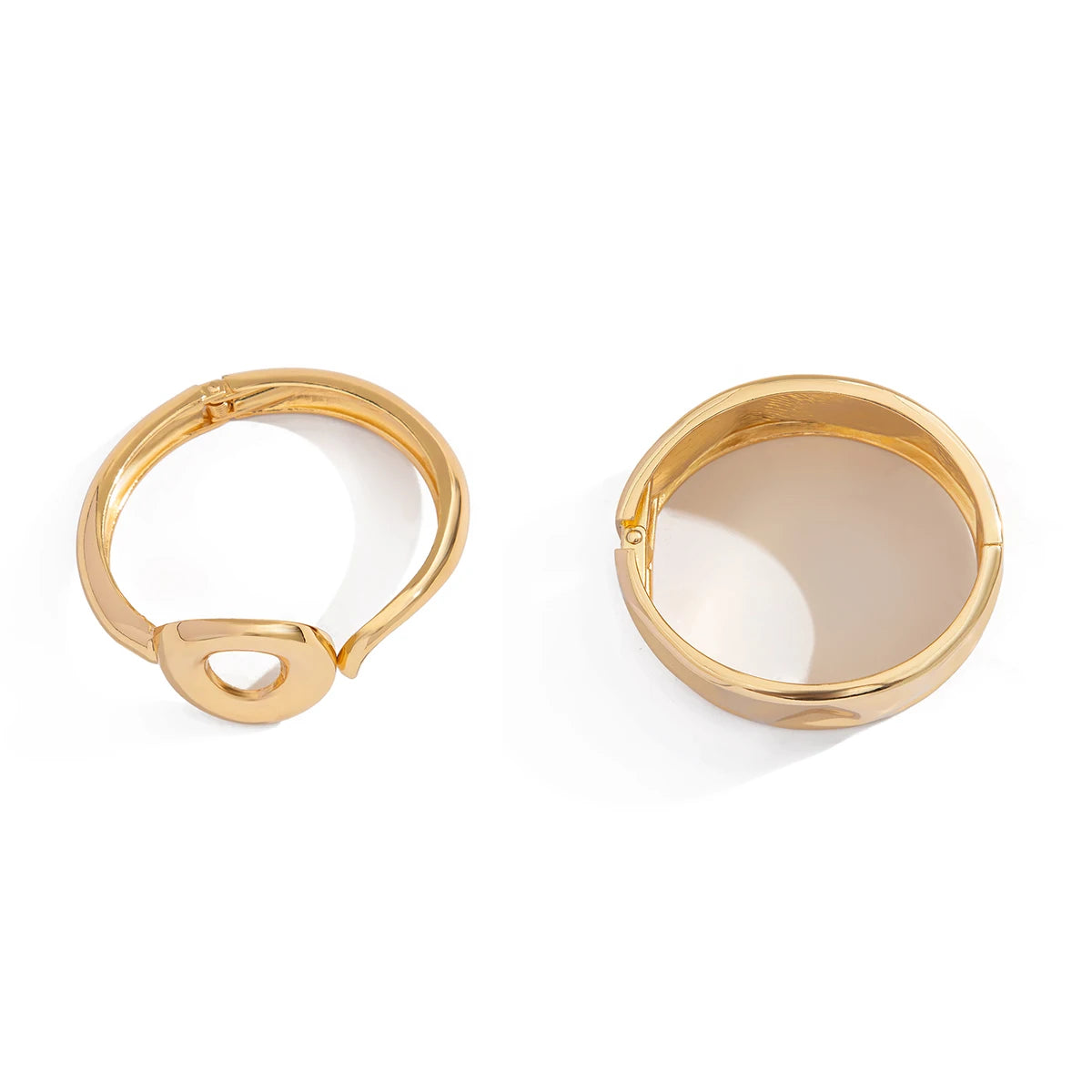 Ingemark Exaggerated Punk Irregular Wide Cuff Bangle for Women Vintage