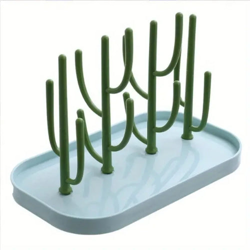 Baby Tree-shaped Milk Bottle Drain Rack, Dust-proof Milk Bottle