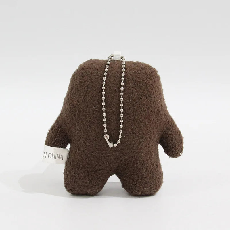 Kawaii Cute Domo Kun Plush Keychain Anime Keyring Charm for Bag Keys