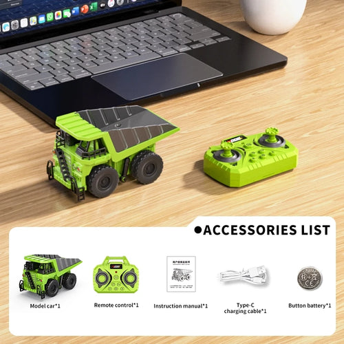 1:64 Bluetooth Remote Control Crane And Forklift two-in-one Desktop