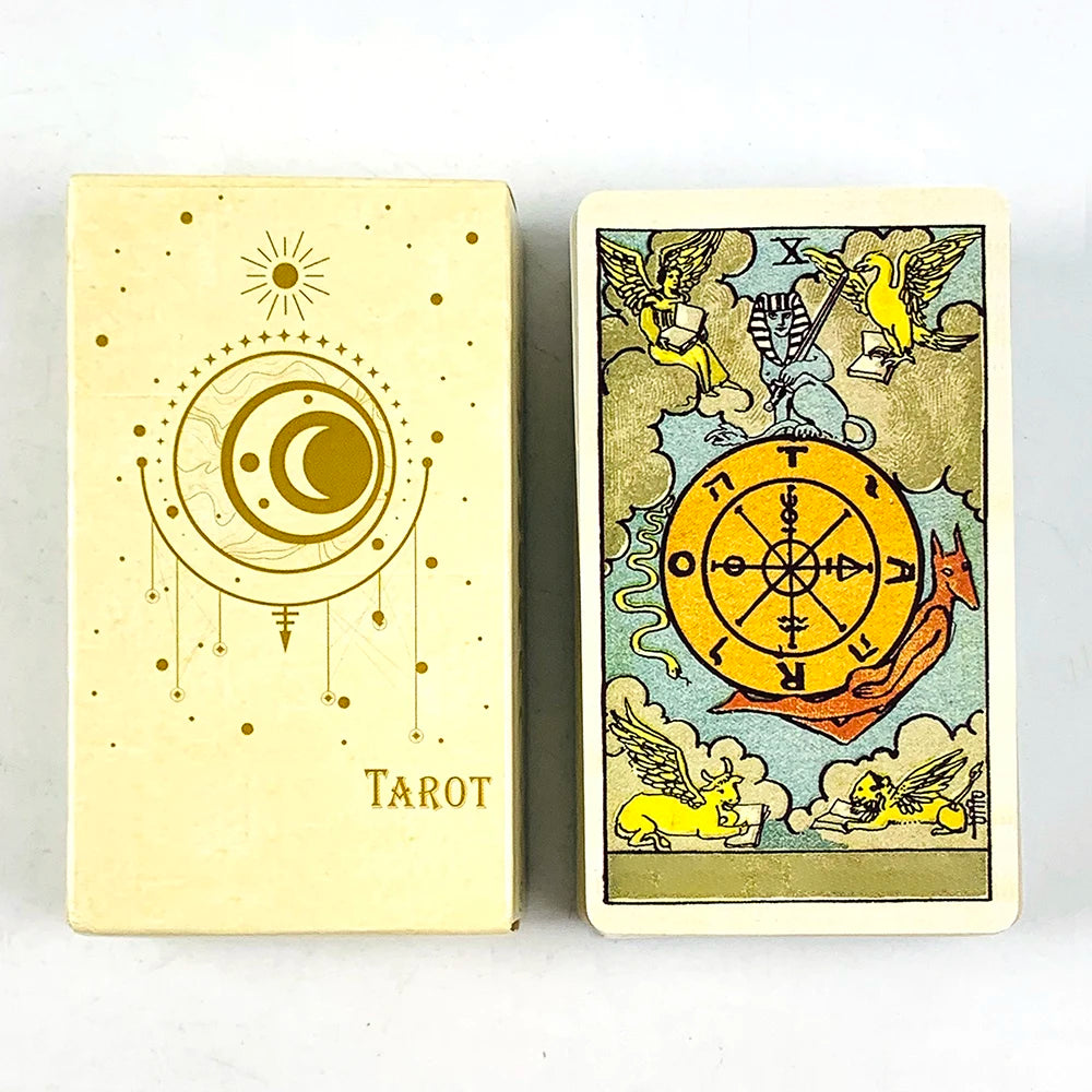 Tarot Cards Deck 78Pcs For Easy Beginners Fate Fortune Telling