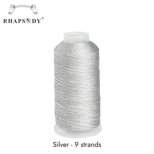 Rhapsody Metallic Thread 3/6/9/12 Strands Jewelry Thread Craft Gold