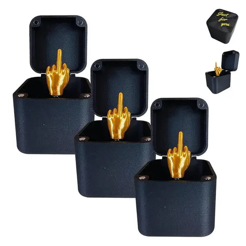 Interesting Prank Gift Middle Finger In Box Box Funny Creative Gifts