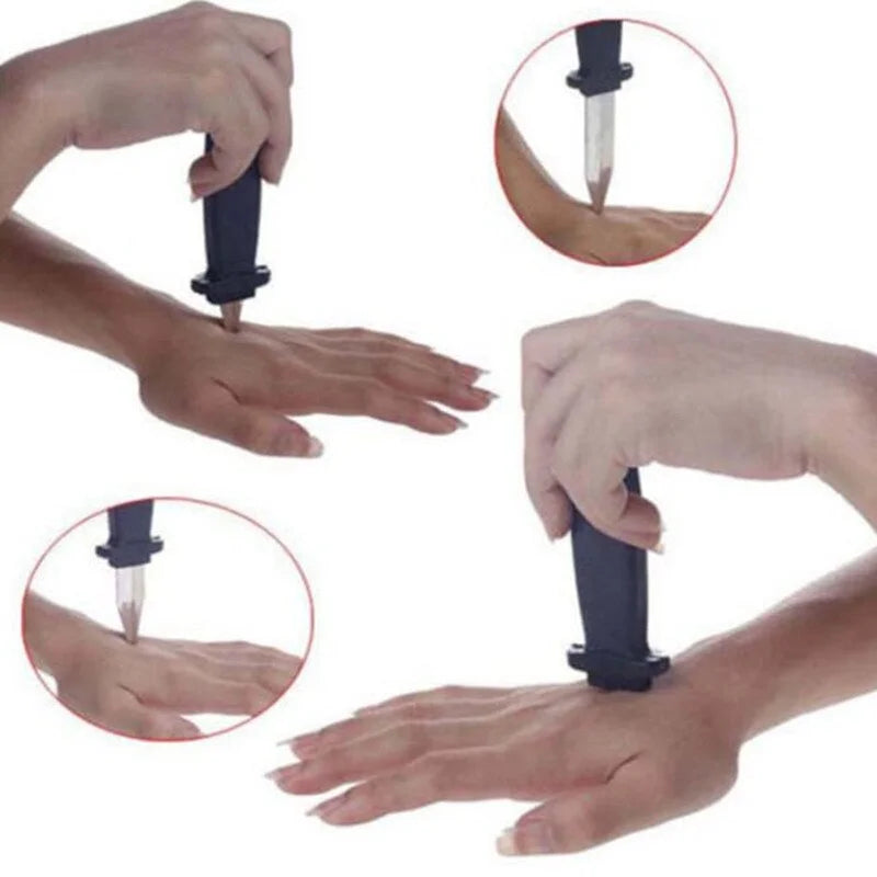Props Toys Joke Magic Plastic Retractable Knife Joke Prank Props Knife