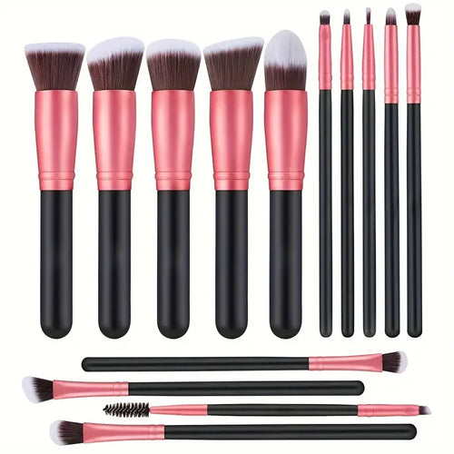 NEW 14PCS Makeup Brushes Set  Soft Fluffy Foundation Blush Powder